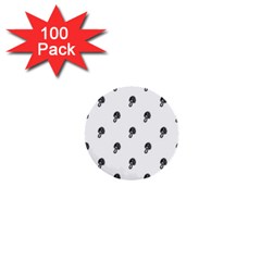 Aviator Helmet Motif Print Pattern 1  Mini Buttons (100 Pack)  by dflcprintsclothing