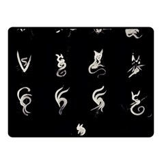 Katzen Cats Double Sided Fleece Blanket (small)  by WetdryvacsLair