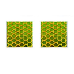 Hexagon Windows Cufflinks (square) by essentialimage