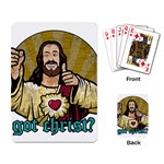 Buddy Christ Playing Cards Single Design (Rectangle) Back