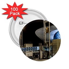 Montevideo Airport Night Scene, Uruguay 2 25  Buttons (100 Pack)  by dflcprintsclothing