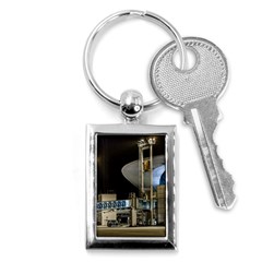 Montevideo Airport Night Scene, Uruguay Key Chain (rectangle) by dflcprintsclothing