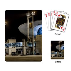 Montevideo Airport Night Scene, Uruguay Playing Cards Single Design (rectangle) by dflcprintsclothing