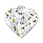 Tree poppies  Dog Tag Heart (One Side) Front