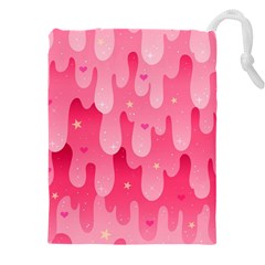 Rose Slime  Drawstring Pouch (4xl) by Sobalvarro