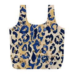 Leopard Skin  Full Print Recycle Bag (l) by Sobalvarro
