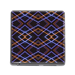 Intersecting Diamonds Motif Print Pattern Memory Card Reader (square 5 Slot) by dflcprintsclothing