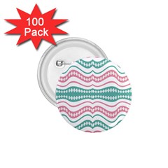 Waving Lines Vivid Pattern 1 75  Buttons (100 Pack)  by dflcprintsclothing