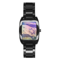 Israel Stainless Steel Barrel Watch by AwesomeFlags