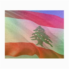 Lebanon Small Glasses Cloth (2 Sides) by AwesomeFlags