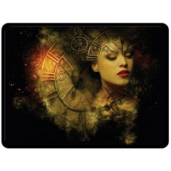 Surreal Steampunk Queen From Fonebook Fleece Blanket (large)  by 2853937