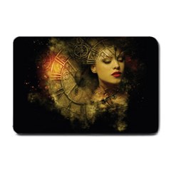 Surreal Steampunk Queen From Fonebook Small Doormat  by 2853937