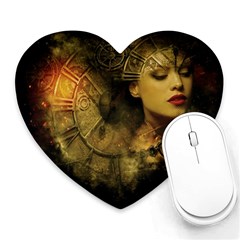Surreal Steampunk Queen From Fonebook Heart Mousepads by 2853937