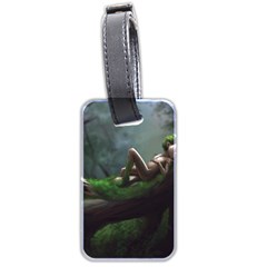Wooden Child Resting On A Tree From Fonebook Luggage Tag (two Sides) by 2853937