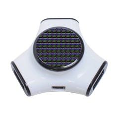 Abstract Illusion 3-port Usb Hub by Sparkle