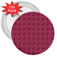 Digital Handdraw Floral 3  Buttons (100 Pack)  by Sparkle