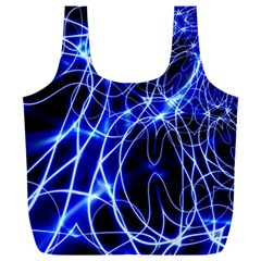 Lines Flash Light Mystical Fantasy Full Print Recycle Bag (xxl) by Dutashop