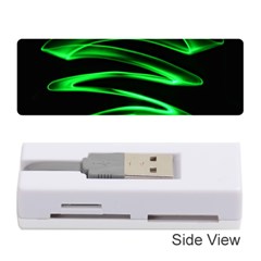 Green Light Painting Zig-zag Memory Card Reader (stick) by Dutashop