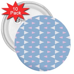 Pattern 3d 3  Buttons (10 Pack)  by Dutashop