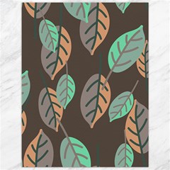Leaf Brown Canvas 12  X 16  by Dutashop