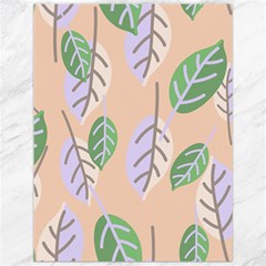 Leaf Pink Canvas 12  X 16  by Dutashop