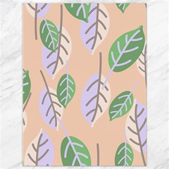 Leaf Pink Canvas 36  X 48  by Dutashop