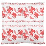 Folk ornament Large Flano Cushion Case (Two Sides) Front