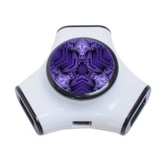 Mandala Neon 3-port Usb Hub by Dutashop