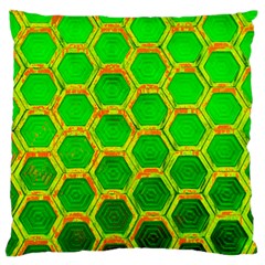 Hexagon Window Standard Flano Cushion Case (one Side) by essentialimage365