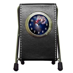 Galaxy Pen Holder Desk Clock by ExtraAwesomeSauce
