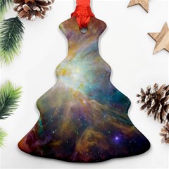 Colorful Galaxy Christmas Tree Ornament (two Sides) by ExtraAwesomeSauce