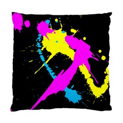 Splatter Splatter Standard Cushion Case (one Side) by ExtraAwesomeSauce