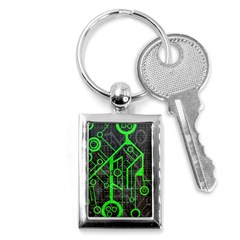 Tech Key Chain (rectangle) by ExtraAwesomeSauce