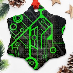 Tech Ornament (snowflake) by ExtraAwesomeSauce