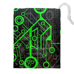 Tech Drawstring Pouch (4xl) by ExtraAwesomeSauce