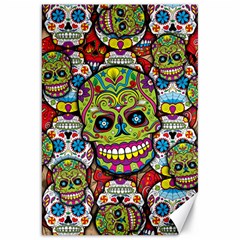 Sugar Skulls Canvas 20  X 30  by ExtraAwesomeSauce