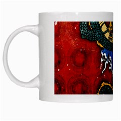 Dragon White Mugs by ExtraAwesomeSauce