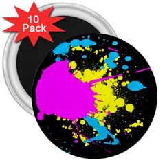 Splatter Splatter 3  Magnets (10 Pack)  by ExtraAwesomeSauce