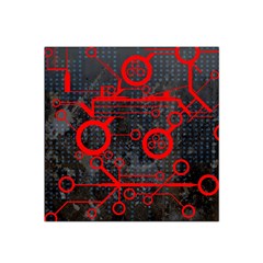 Tech - Red Satin Bandana Scarf by ExtraAwesomeSauce