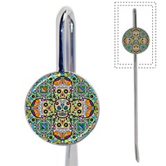 Sugar Skulls Pattern Book Mark by ExtraAwesomeSauce
