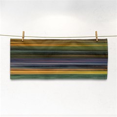 Multicolored Linear Abstract Print Hand Towel by dflcprintsclothing