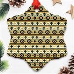 Native American Pattern Ornament (Snowflake) Front