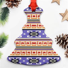 Native American Pattern Christmas Tree Ornament (two Sides) by ExtraAwesomeSauce