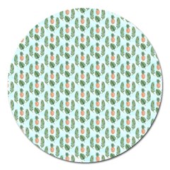 Summer Pattern Magnet 5  (round) by ExtraAwesomeSauce