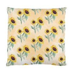 Sunflowers Pattern Standard Cushion Case (two Sides) by ExtraAwesomeSauce