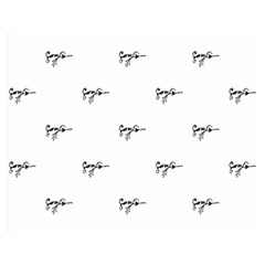 Tribal Style Symbol Drawing Print Pattern Double Sided Flano Blanket (medium)  by dflcprintsclothing