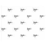 Tribal Style Symbol Drawing Print Pattern Double Sided Flano Blanket (Medium)  60 x50  Blanket Front