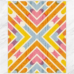 Line Pattern Cross Print Repeat Canvas 16  X 20  by Dutashop