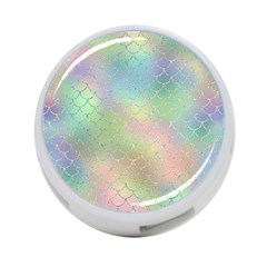 Pastel Mermaid Sparkles 4-port Usb Hub (one Side) by retrotoomoderndesigns