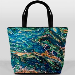 Oceanic Mircoscope  Bucket Bag by BrenZenCreations